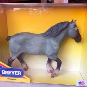 Breyer Sebastian Percheron Horse NIB Model #953